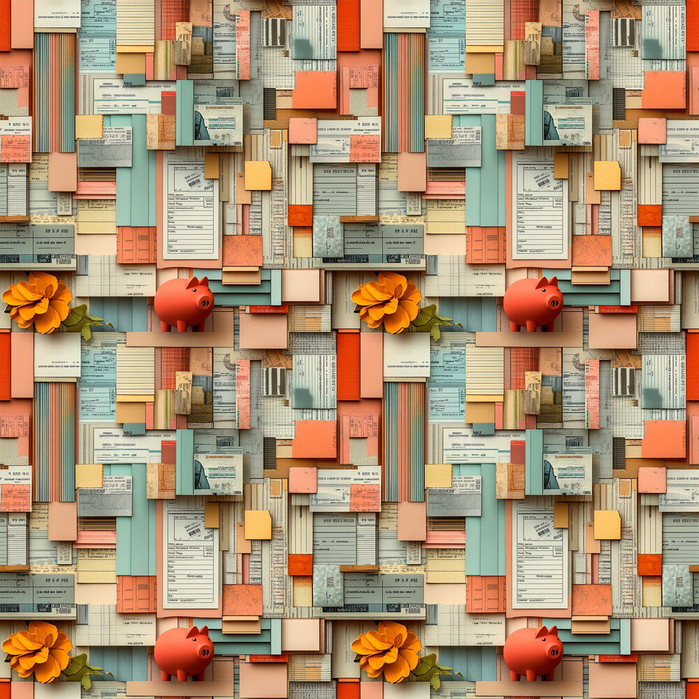 Tax Day Receipts Fat Quarter Bundle