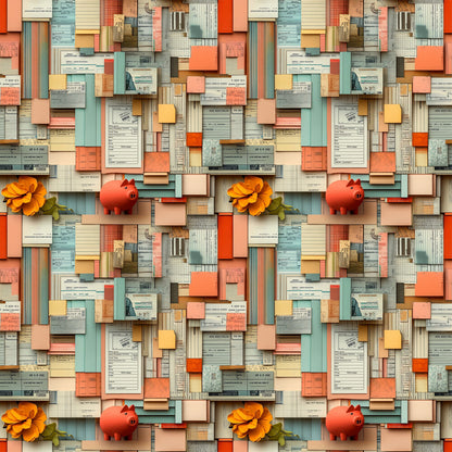 Tax Day Receipts Fat Quarter Bundle