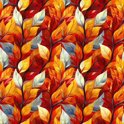 Artistic Autumn Leaves Fat Quarter Bundle