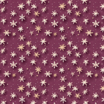 Vintage Plum Christmas Fat Quarter Bundle