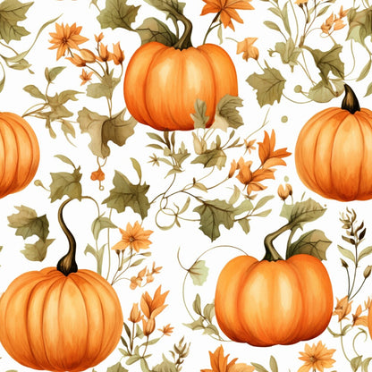 Watercolor Halloween Characters Fat Quarter Bundle