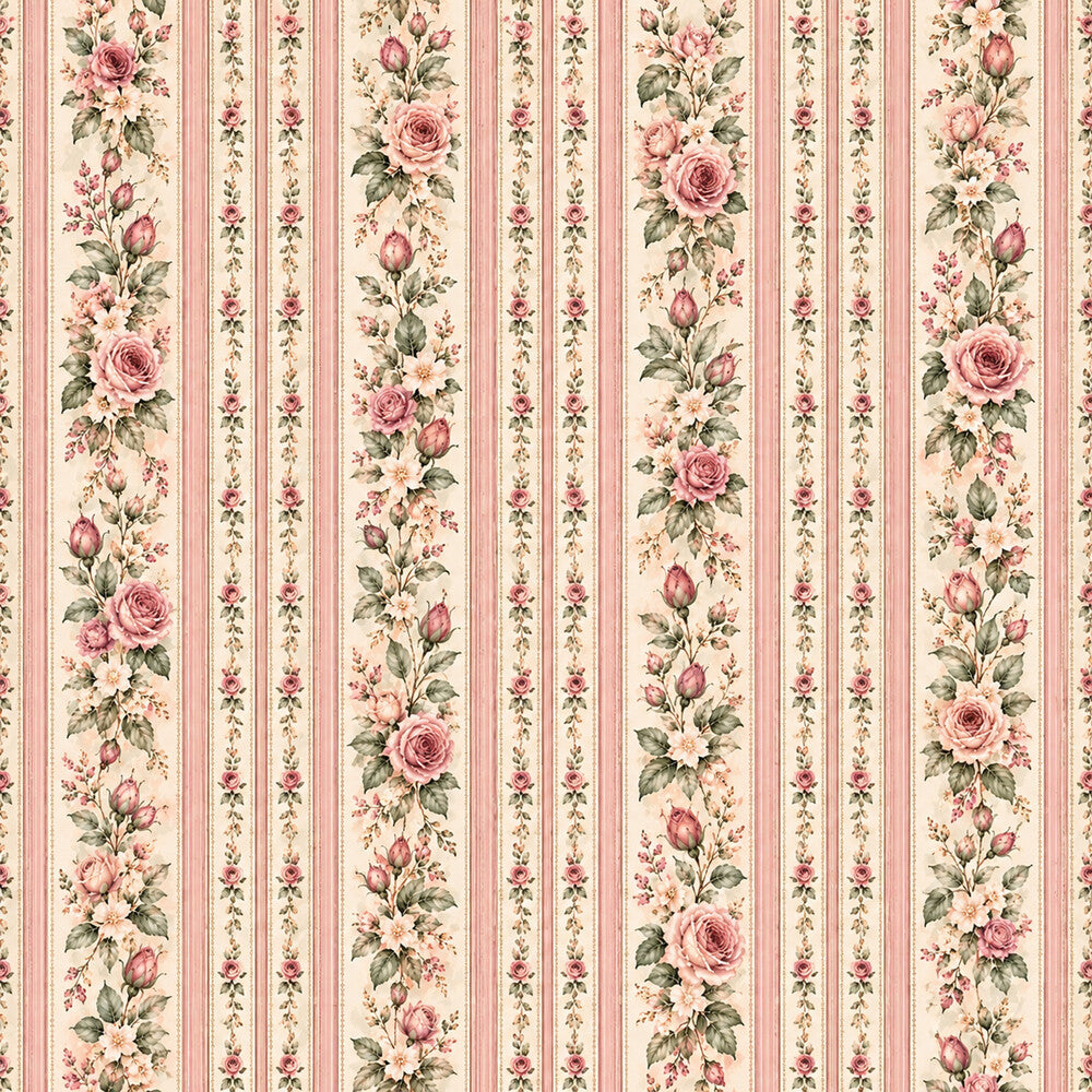 Dusty Rose Cottage Garden Fat Quarter Bundle