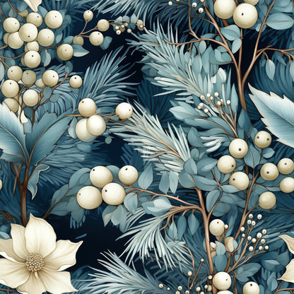 Winter Bloom Elegance Fat Quarter Bundle