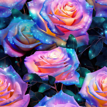 Sparkling Roses Fat Quarter Bundle