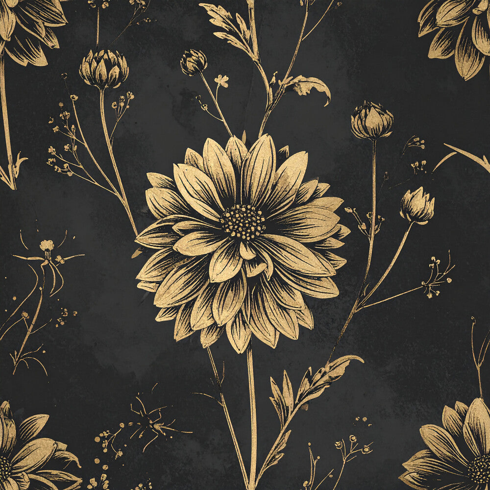 Vintage Black Spider Fat Quarter Bundle