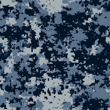 Blue Military Camouflage Fat Quarter Bundle