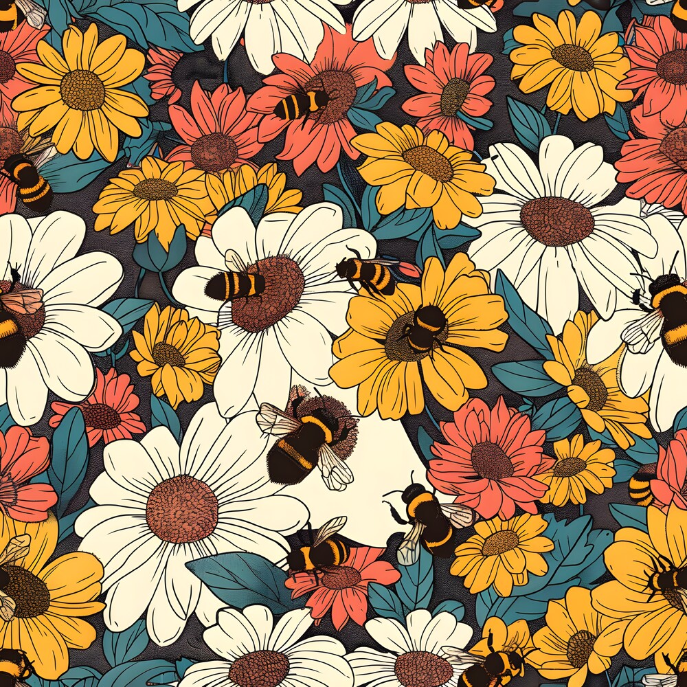 The Bee Swarm Fat Quarter Bundle