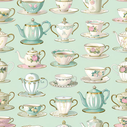 Whimsical Tea Party Fat Quarter Bundle
