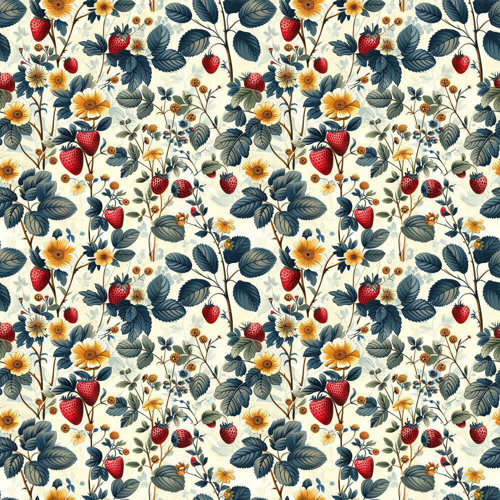 Vintage Strawberries Fat Quarter Bundle