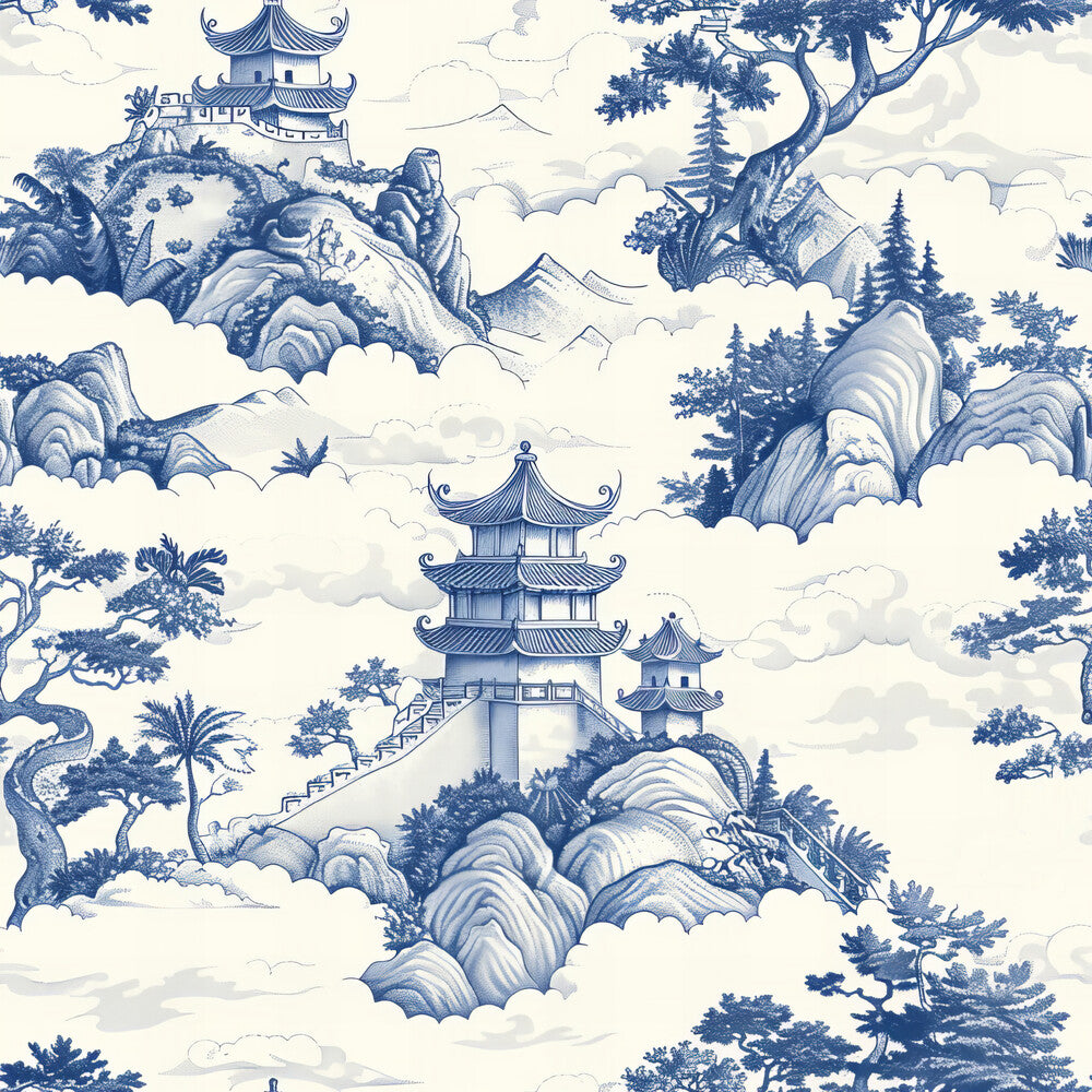 Blue Vintage China Fat Quarter Bundle