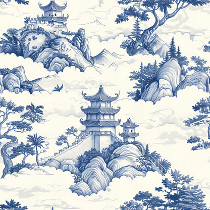 Blue Vintage China Fat Quarter Bundle