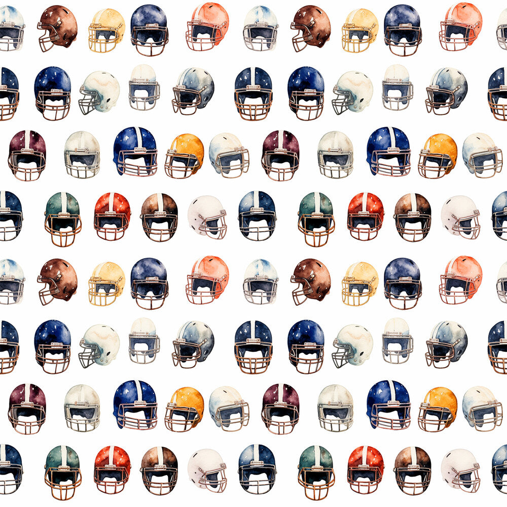 Watercolor Football Fat Quarter Bundle