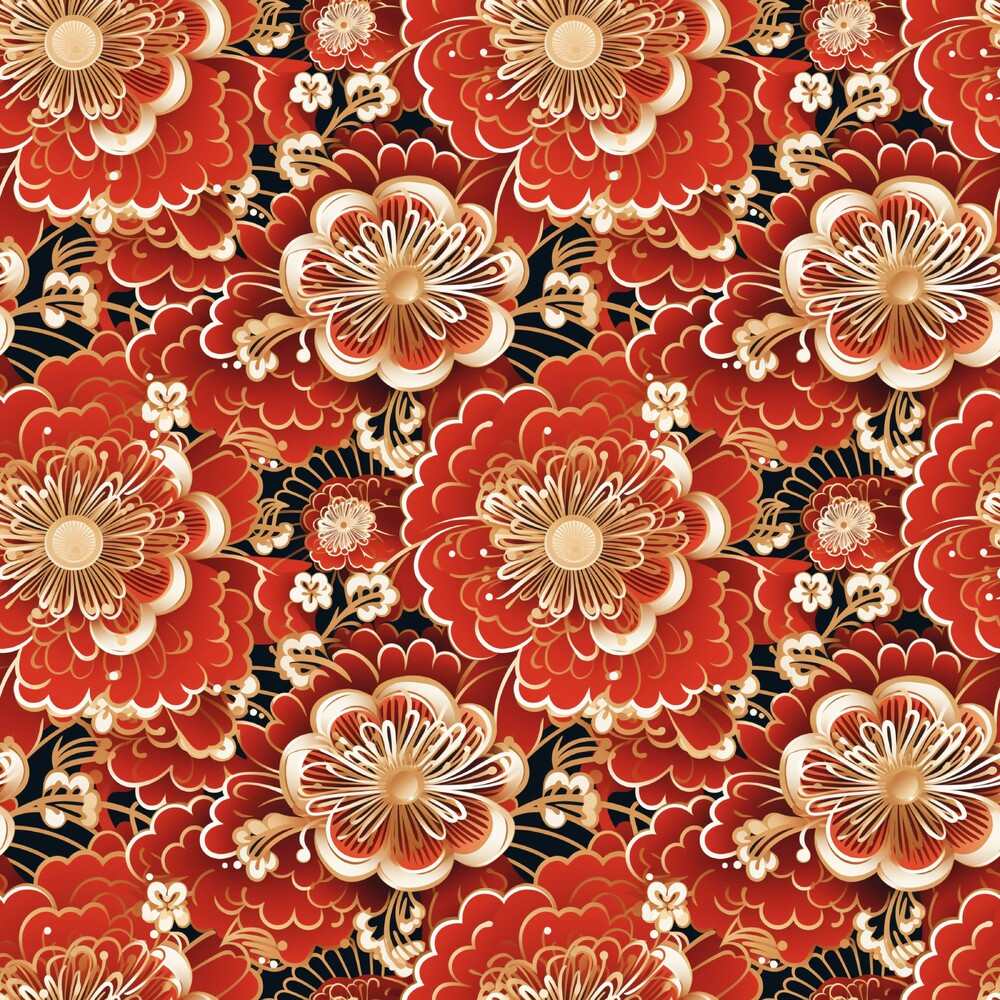 Chinese Lunar Lantern Lights Fat Quarter Bundle