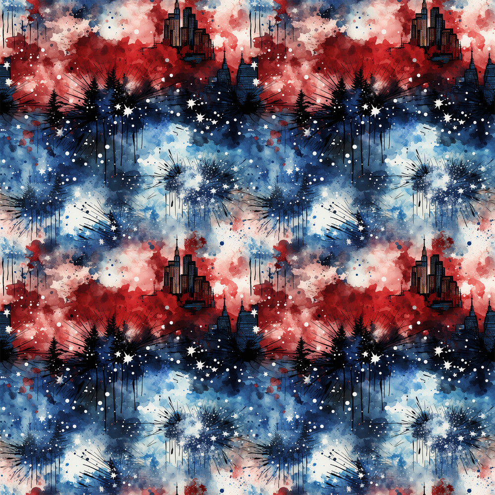 Patriotic Grunge Fat Quarter Bundle