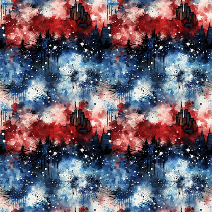 Patriotic Grunge Fat Quarter Bundle