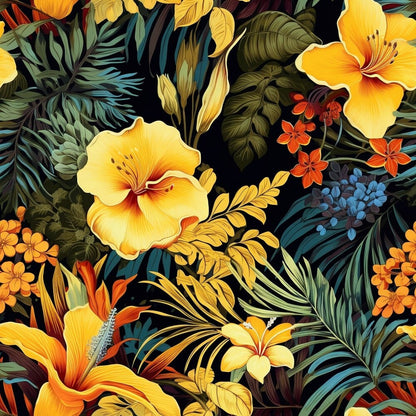 Tropical Flowers Fat Quarter Bundle