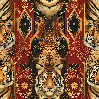 Red Tiger Fat Quarter Bundle