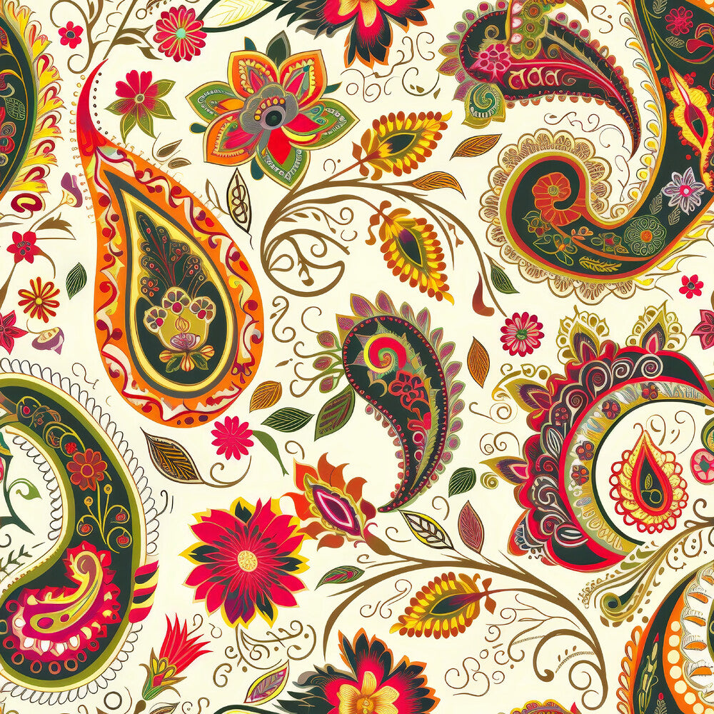 Boho Floral Paisley Fat Quarter Bundle