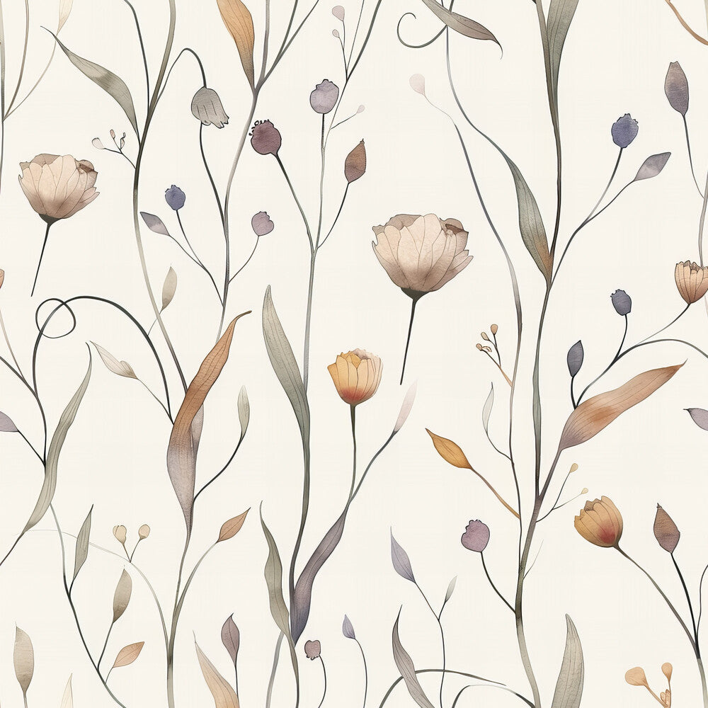 Handdrawn Meadow Wildflowers Fat Quarter Bundle