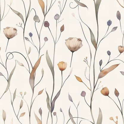 Handdrawn Meadow Wildflowers Fat Quarter Bundle