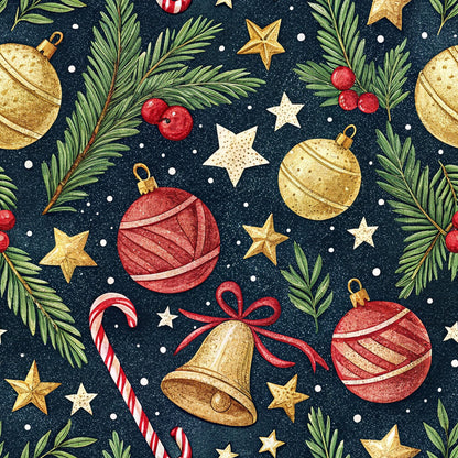 Christmas Ornaments Fat Quarter Bundle