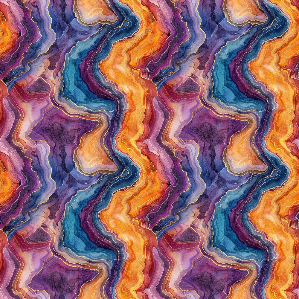 Agate Gemstones Fat Quarter Bundle