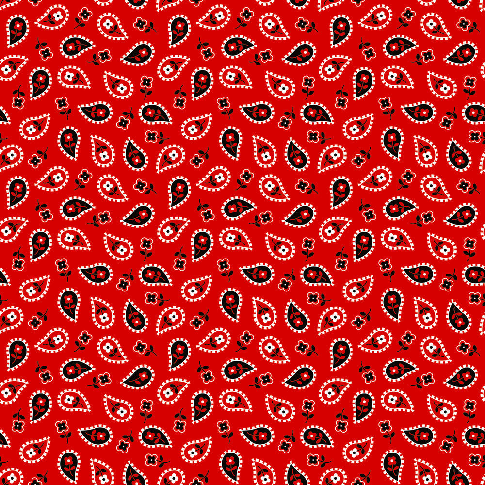 Red Bandana Fat Quarter Bundle