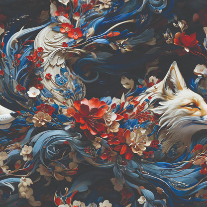 Fox and Flowers Fat Quarter Bundle