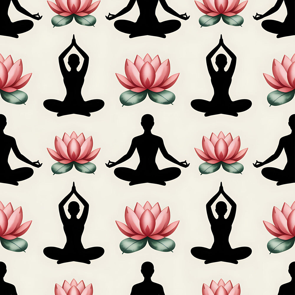 Yoga Poses Fat Quarter Bundle