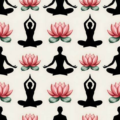 Yoga Poses Fat Quarter Bundle