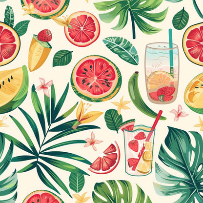 Tropical Summer Beach Fat Quarter Bundle