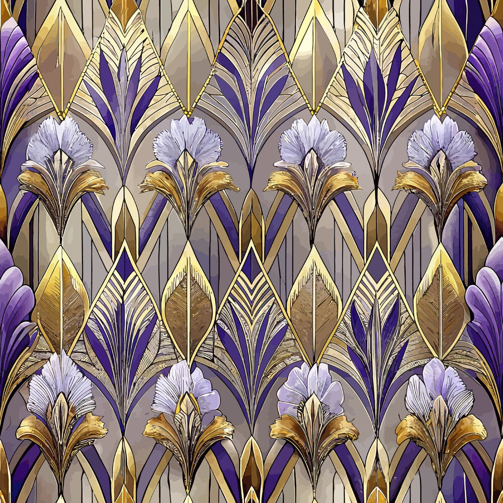 Art Deco Florals Fat Quarter Bundle