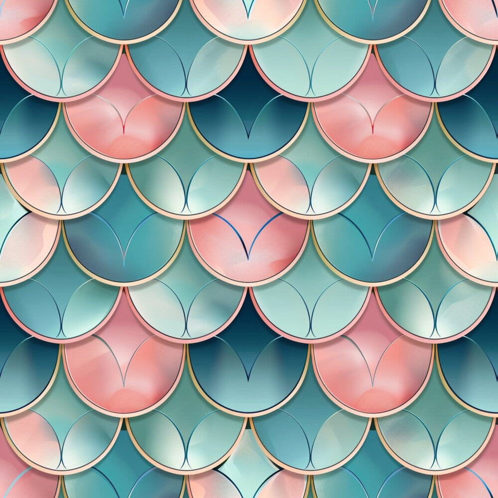 Art Deco Fish Scales Fat Quarter Bundle