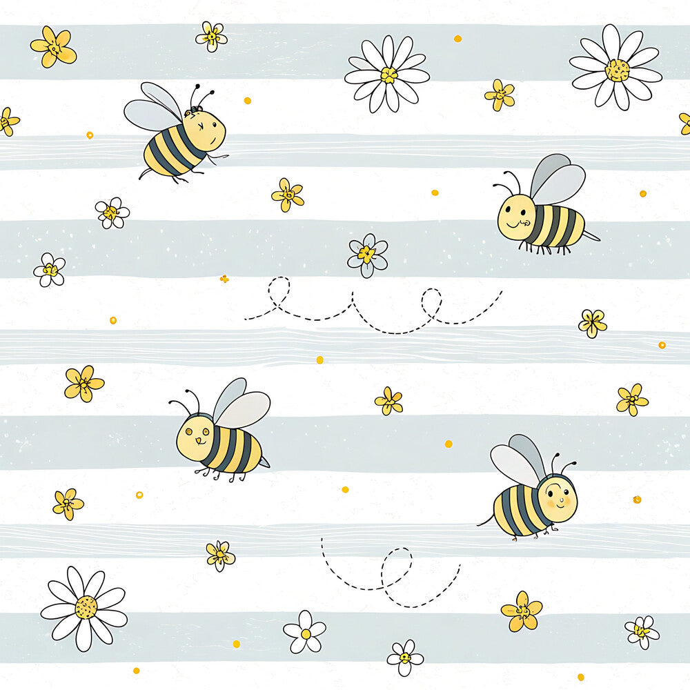 Pastel Floral Bumblebee Fat Quarter Bundle