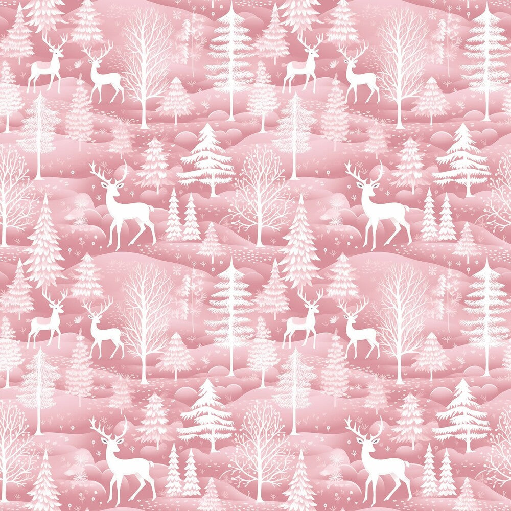 Pink Christmas Fat Quarter Bundle