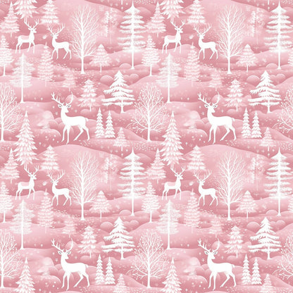 Pink Christmas Fat Quarter Bundle