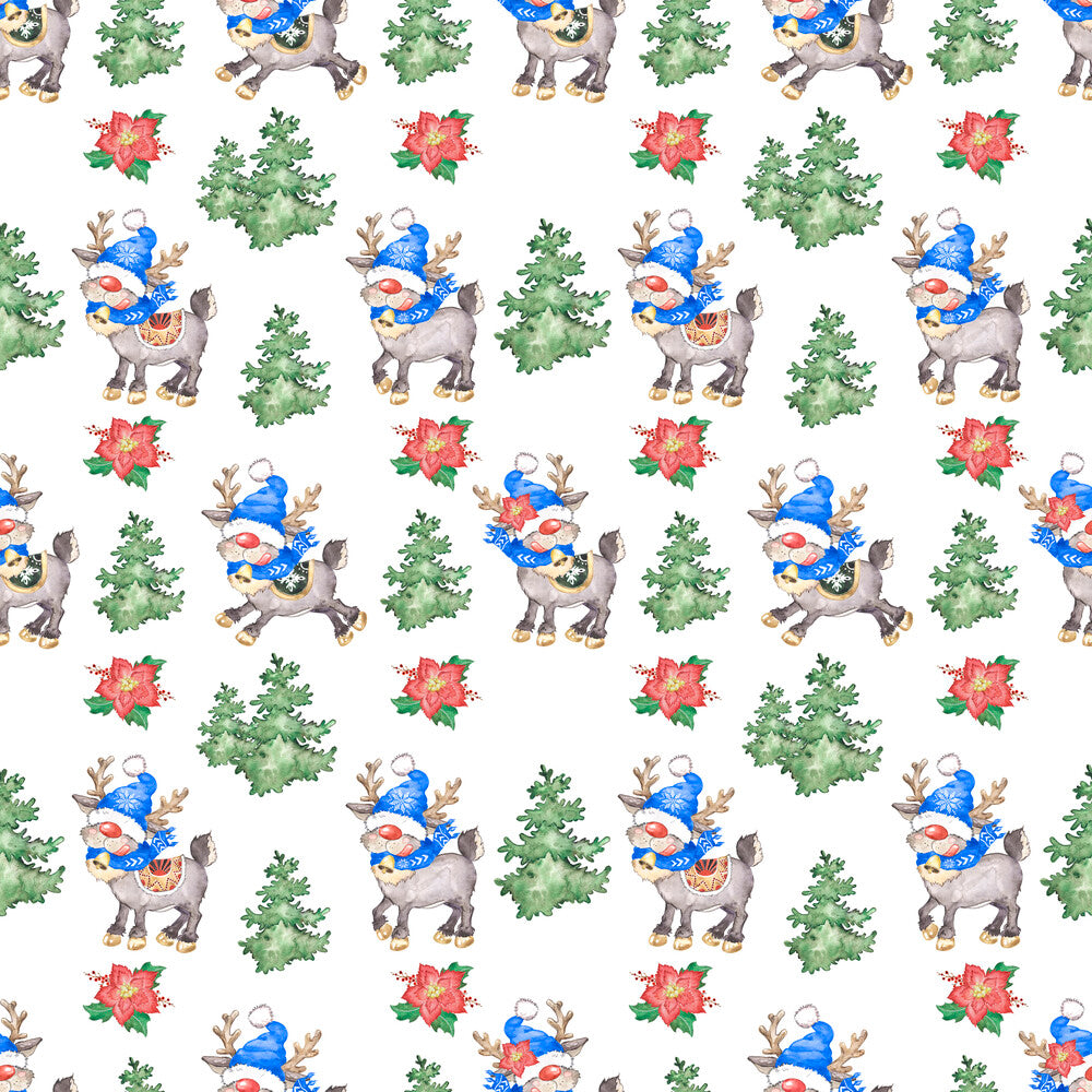 Reindeer and Gnomes Fat Quarter Bundle