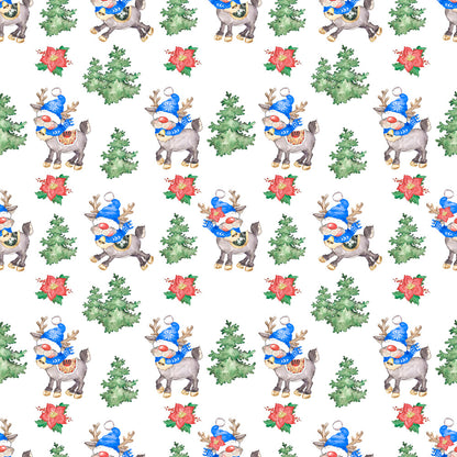 Reindeer and Gnomes Fat Quarter Bundle
