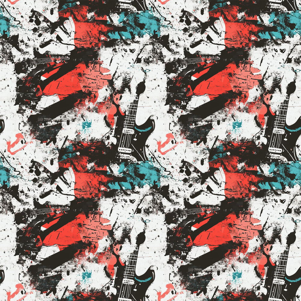 Grunge Rock Guitar Fat Quarter Bundle