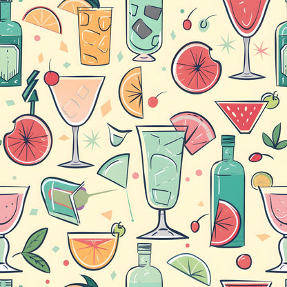 Summer Cocktails Fat Quarter Bundle