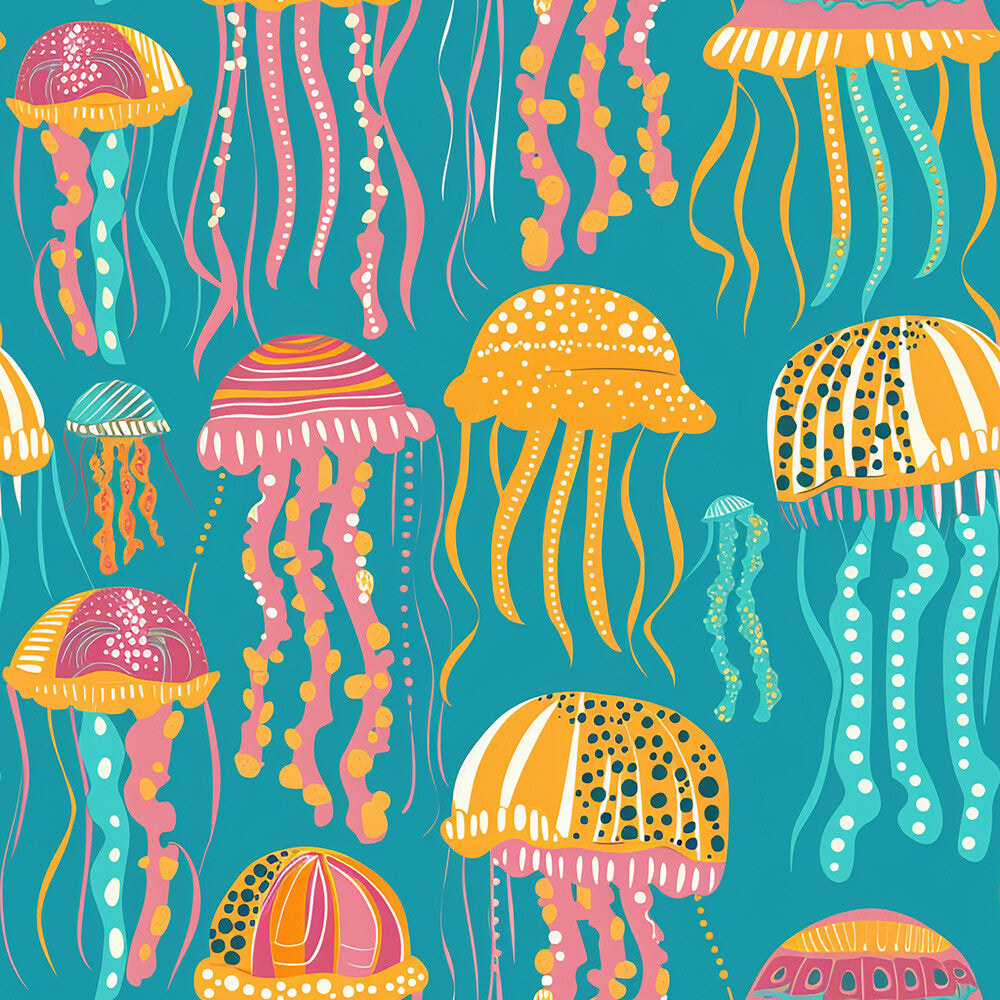 Happy Jellyfish Fat Quarter Bundle