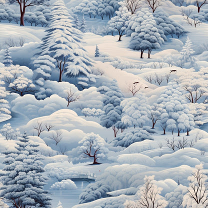 Winter Scenery Fat Quarter Bundle