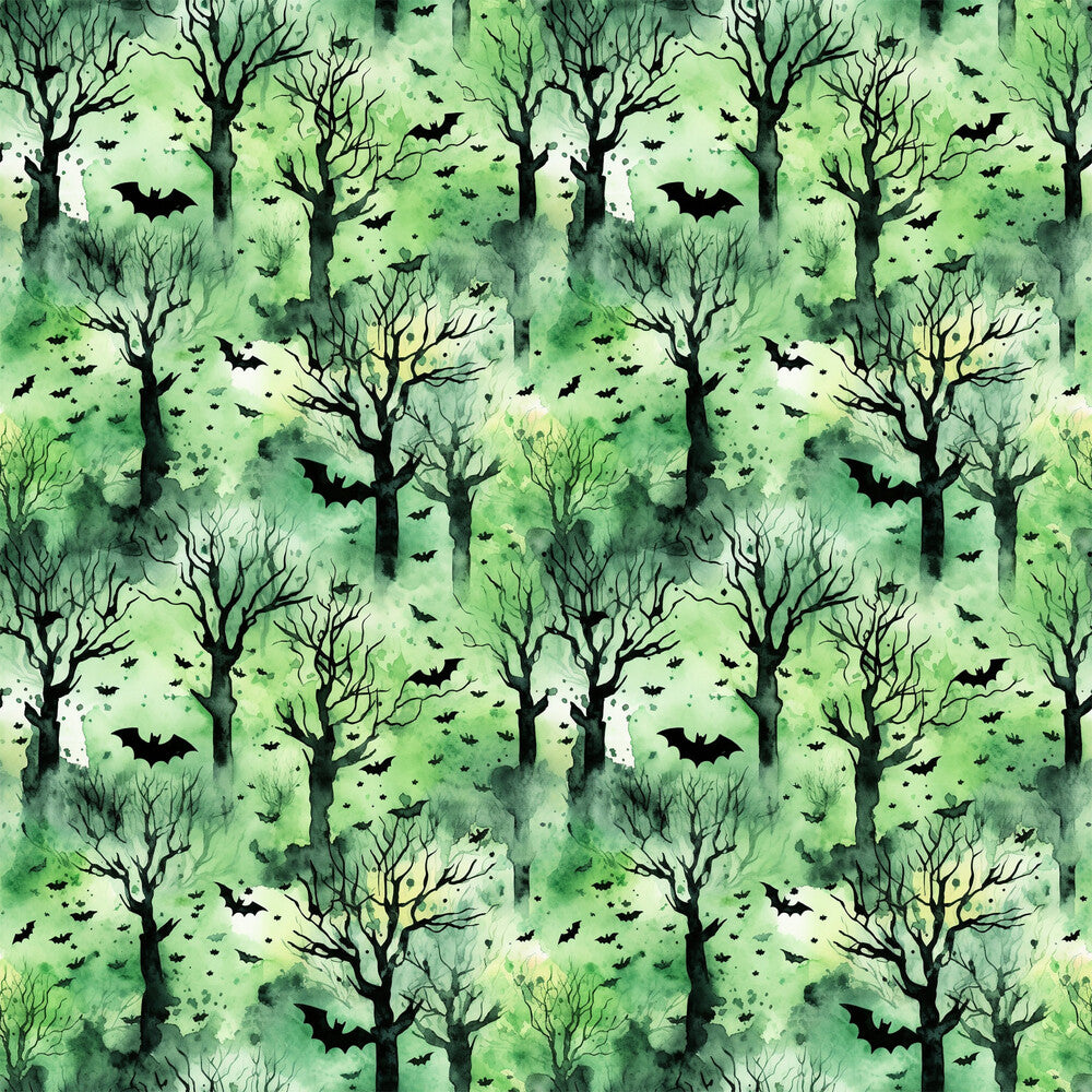 Watercolor Halloween Bats Fat Quarter Bundle
