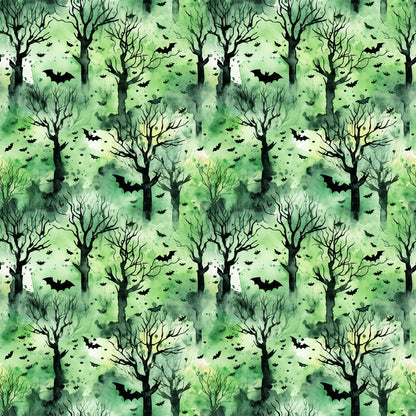 Watercolor Halloween Bats Fat Quarter Bundle