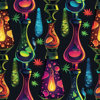 Lava Lamp Cannabis Fat Quarter Bundle