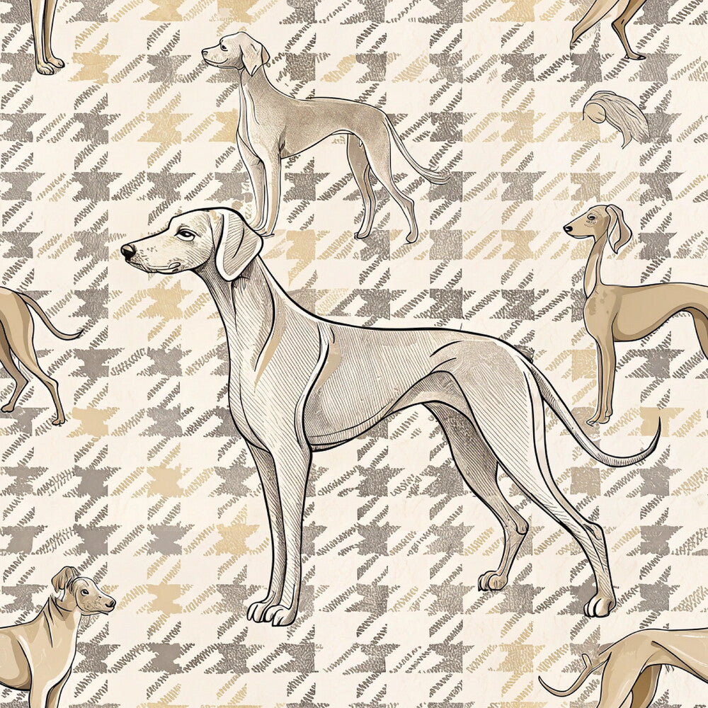 Neutral Houndstooth Fat Quarter Bundle