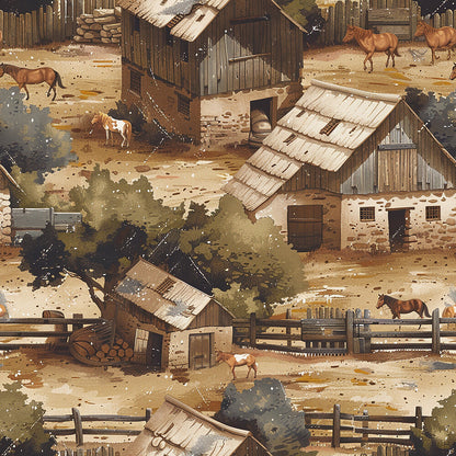 Horse Ranch Fat Quarter Bundle