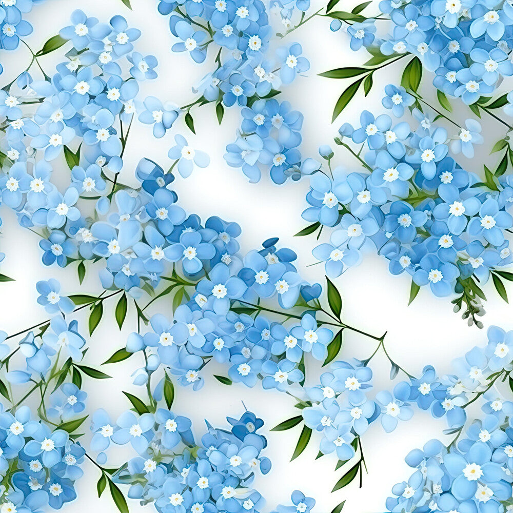 Forget Me Not Blue Florals Fat Quarter Bundle