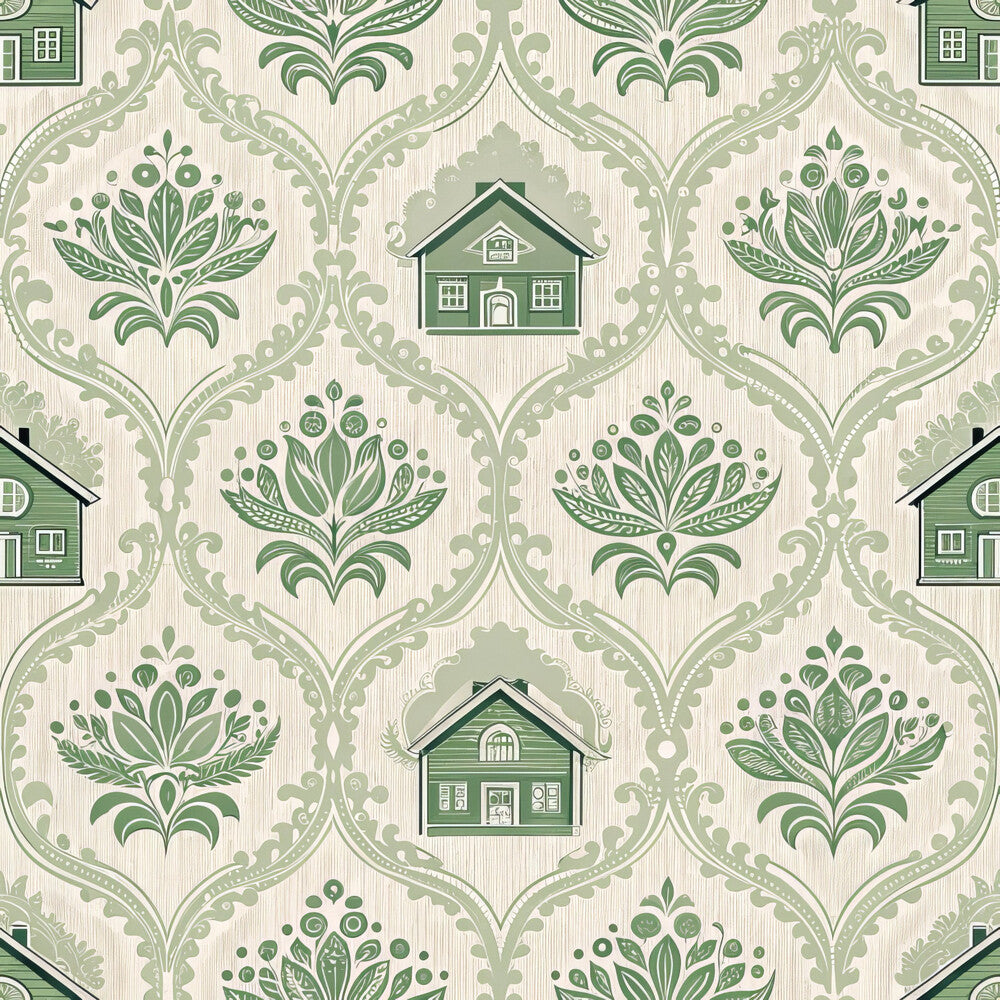 Green Farmhouse Fat Quarter Bundle