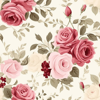 Shabby Chic Roses Fat Quarter Bundle